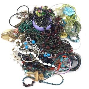 Costume Jewelry 4 lbs Lot Vintage Modern Wearable